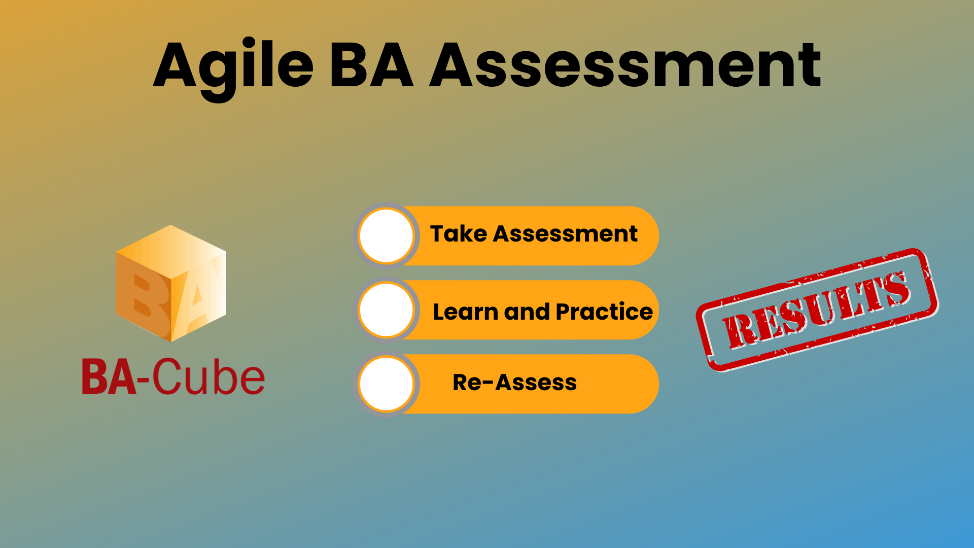 Agile BA Assessment Results Bullets